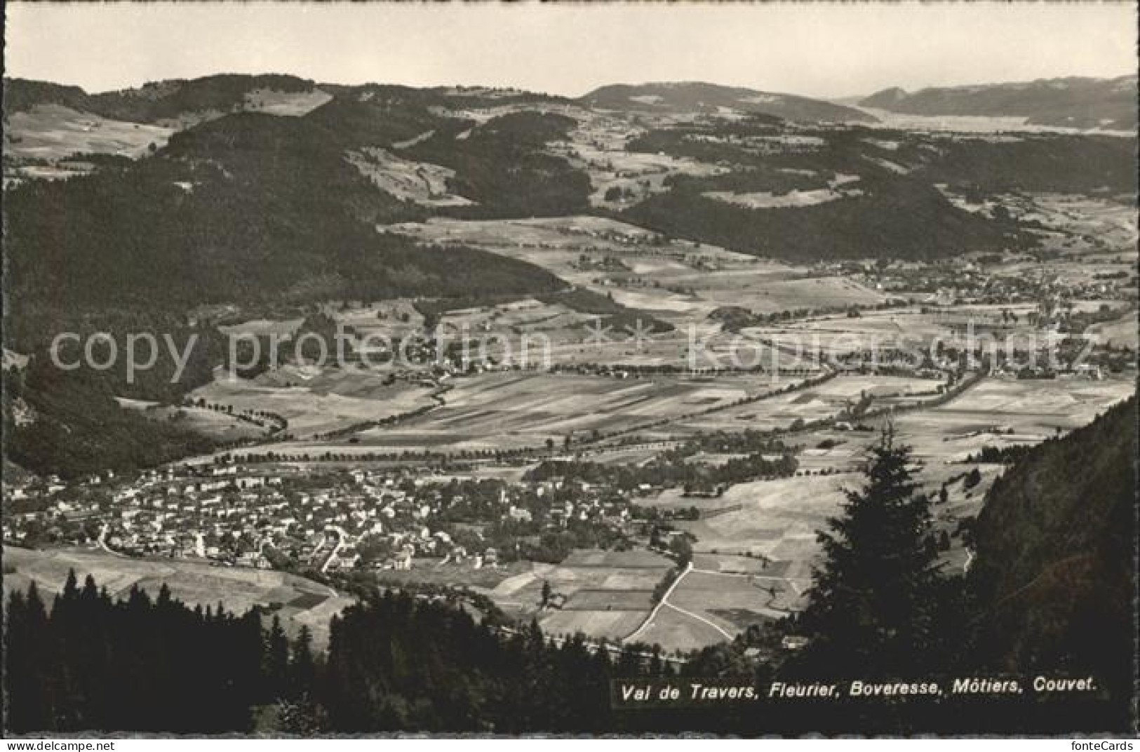 Travers Val de Travers avec Fleurier Boveresse Motiers Couvet