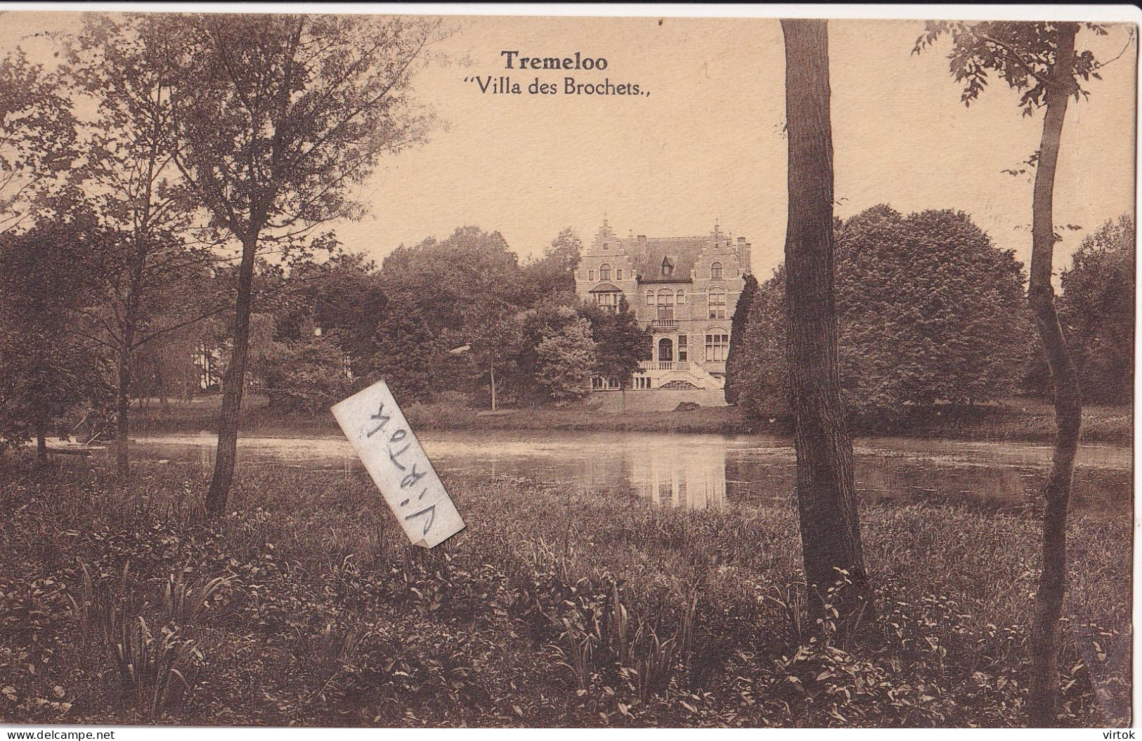 Tremelo -villa des brochets ( 1925 met zegel )