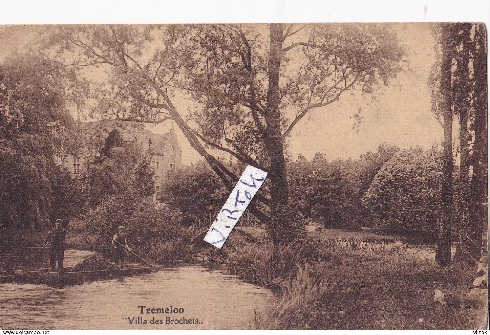 Tremelo -villa des brochets ( 1925 met zegel )