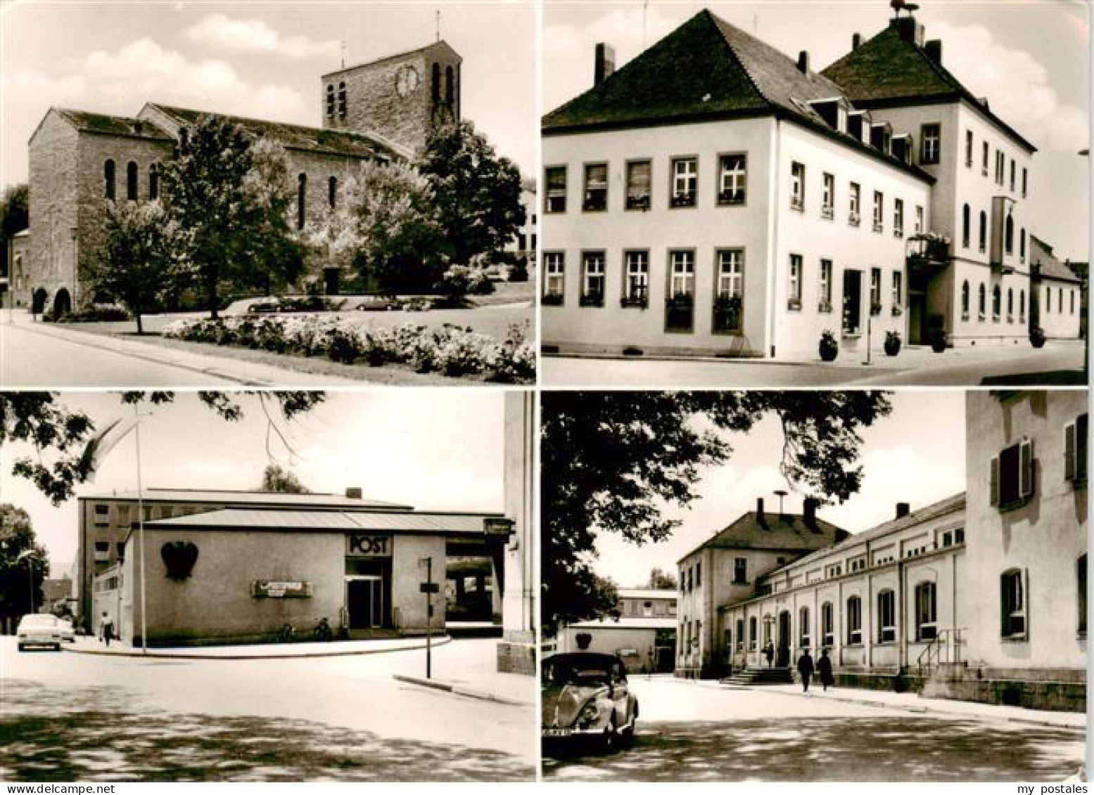 Treuchtlingen Kirche Rathaus Post Bahnhof