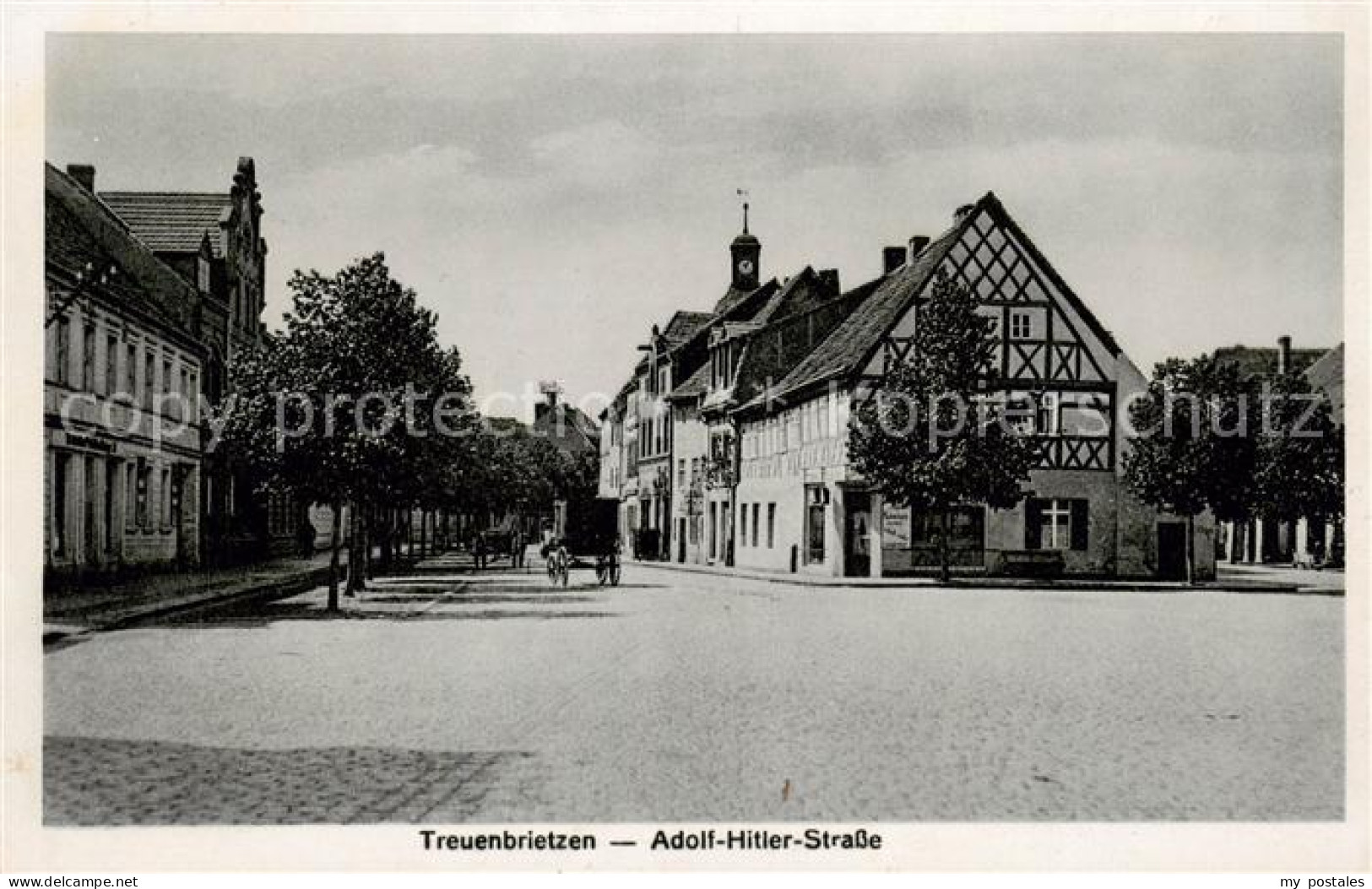 Treuenbrietzen A.-H.-Strasse m. Fachwerkhaus