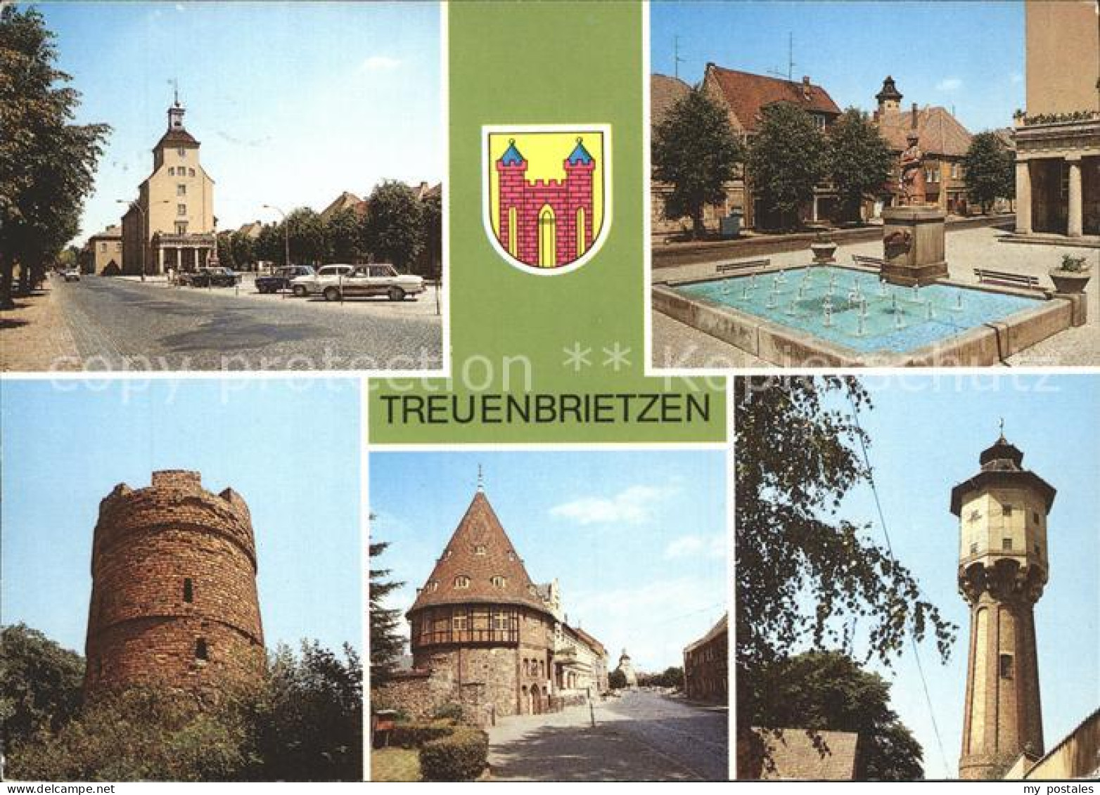 Treuenbrietzen Rathaus Sabinchenbrunnen Pulverturm Wasserturm