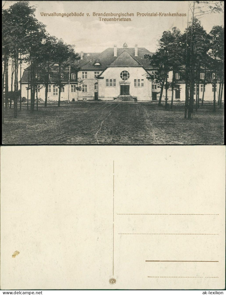 Treuenbrietzen Verwaltungsgebäude Brandenburgischs Provinzial Krankenhaus 1911