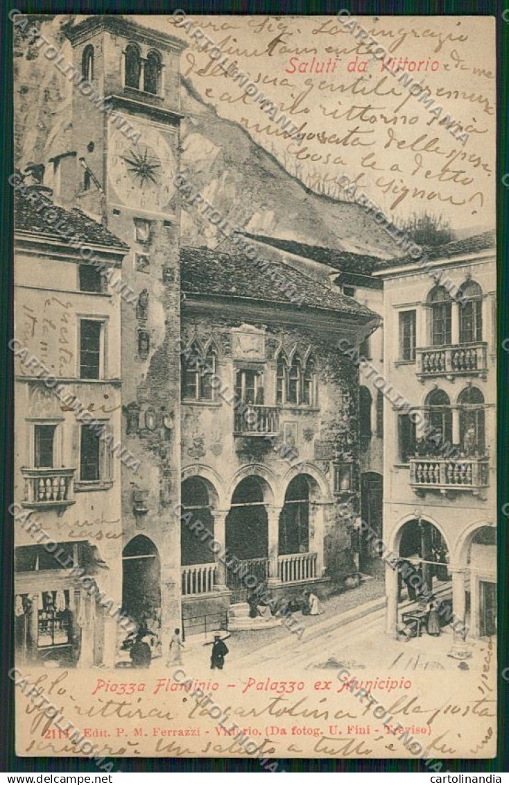 Treviso Vittorio Veneto cartolina QK2596