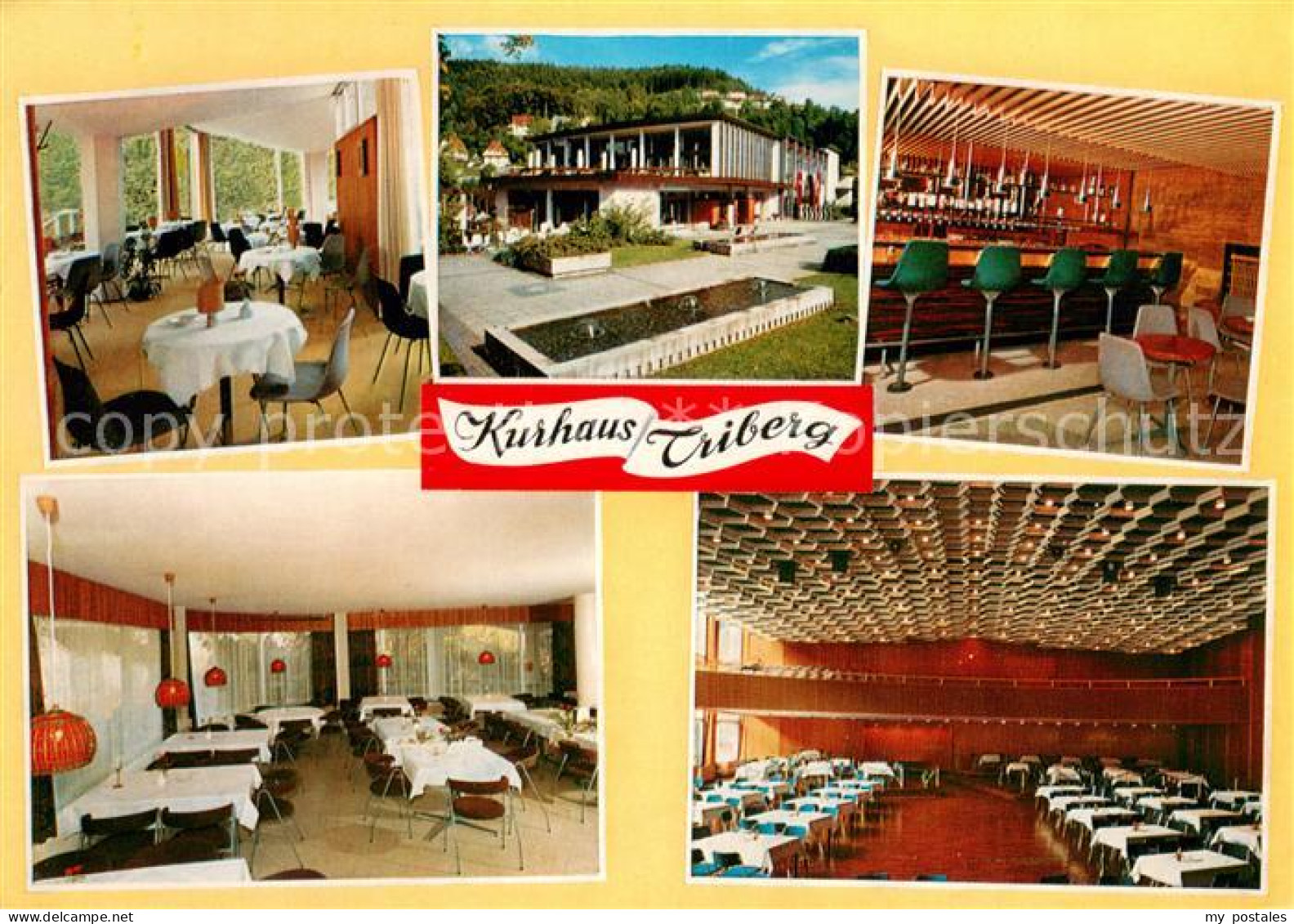 Triberg Schwarzwald Kurhaus Triberg Gast und Veranstaltungsraeume Bar