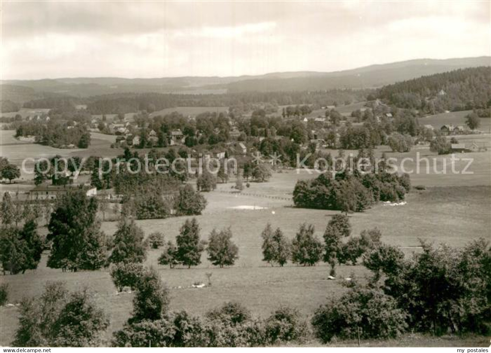 Trieb Falkenstein Vogtland Landschaftspanorama