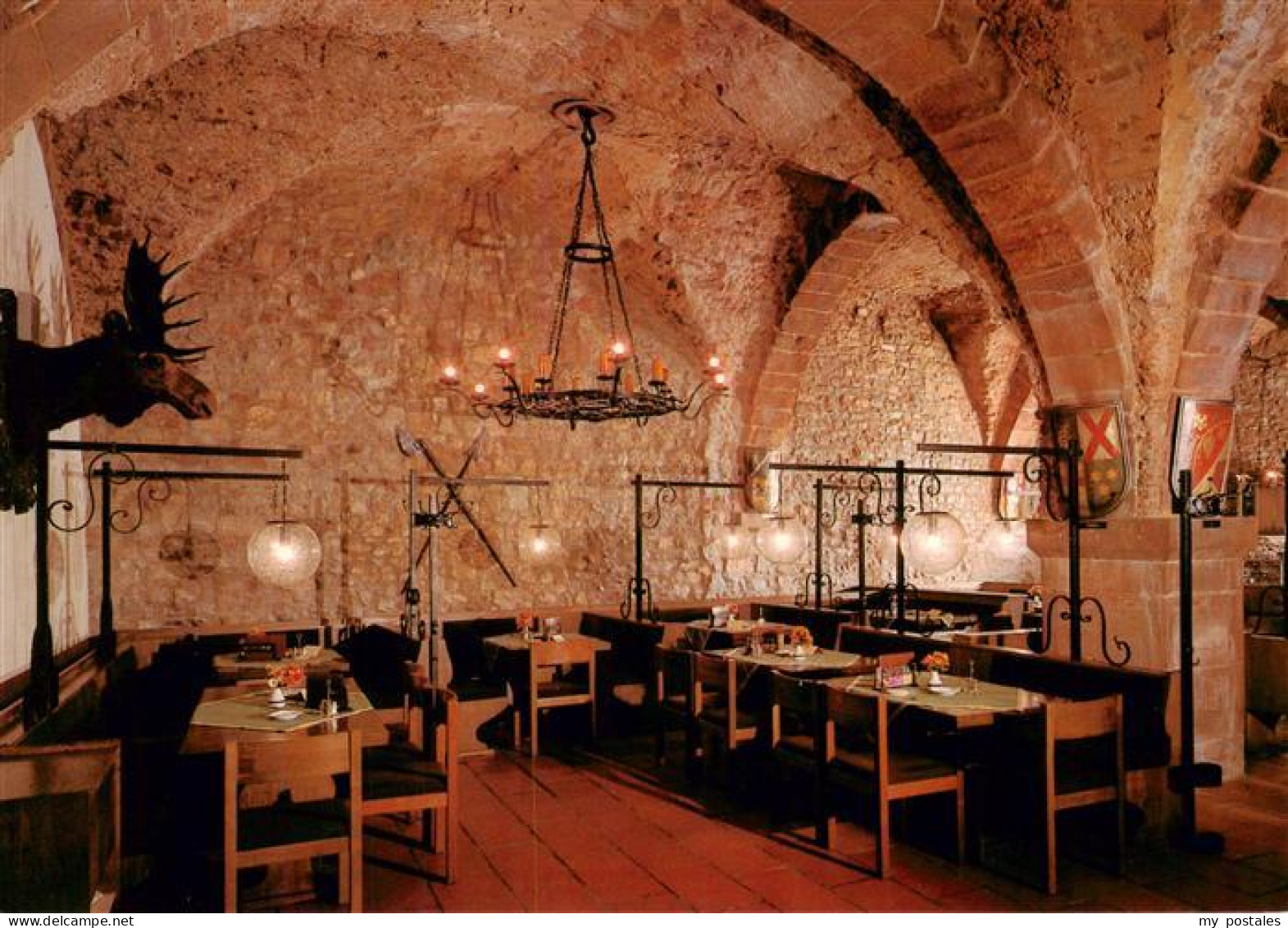 TRIER  CITY Restaurant Cafe Karstadt Trier Kreuzgrat Gewoelbe