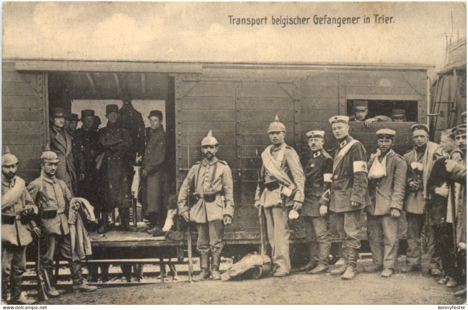 Trier - Transport belgischer Gefangener