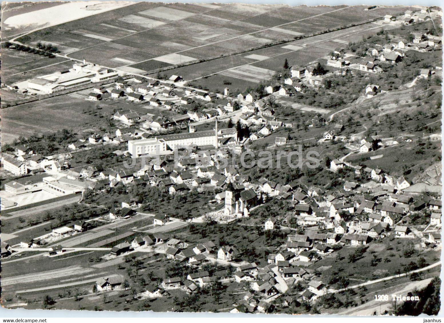 Triesen 512 m - Furstentum Liechtenstein - 1208 - old postcard - Liechtenstein - unused