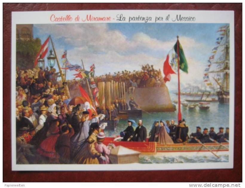 Trieste - Castello di Miramare: La partenza per il Messico