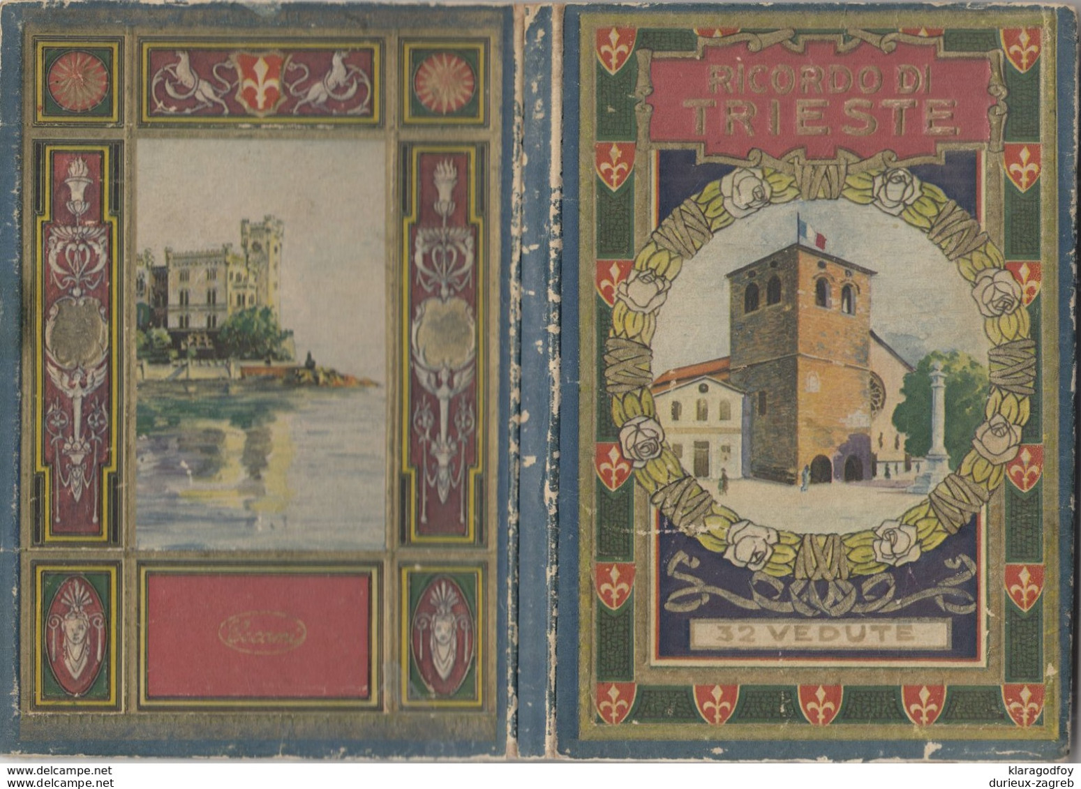 Trieste - Ricordo di Trieste - folder with scenic views (read descriptoon) PT200605