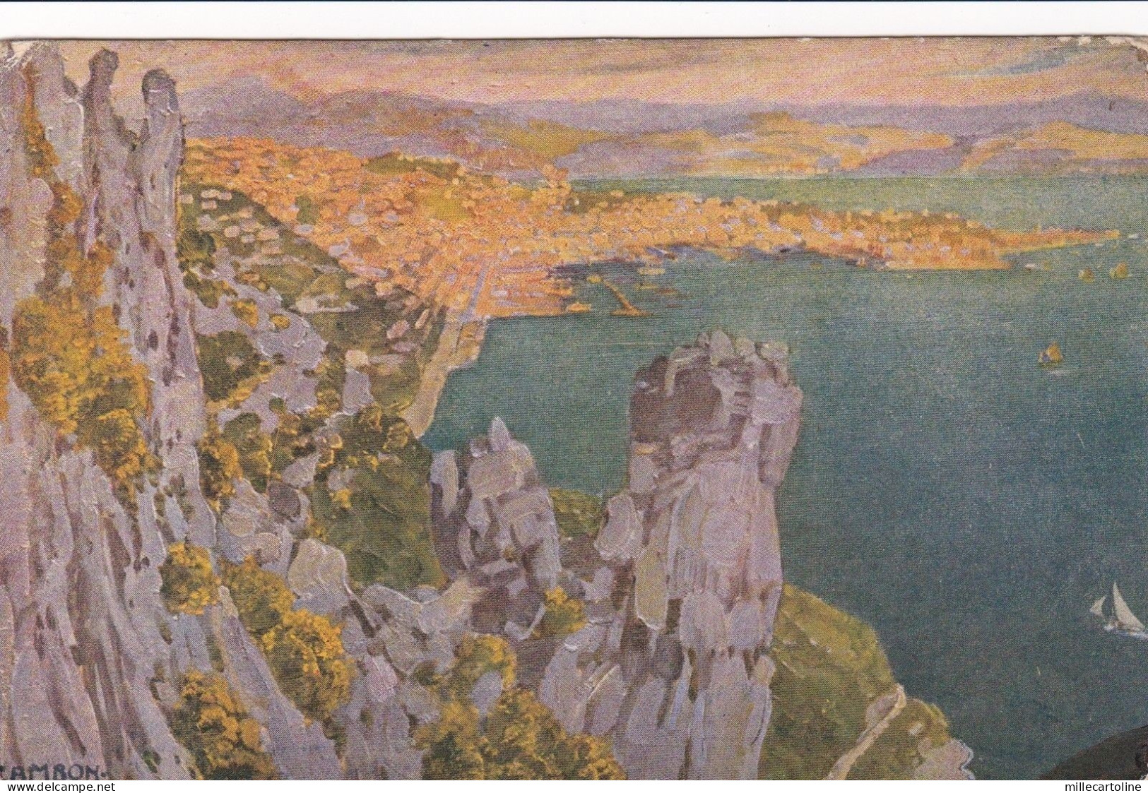 TRIESTE: "Visione di Trieste" di Glauco Cambon