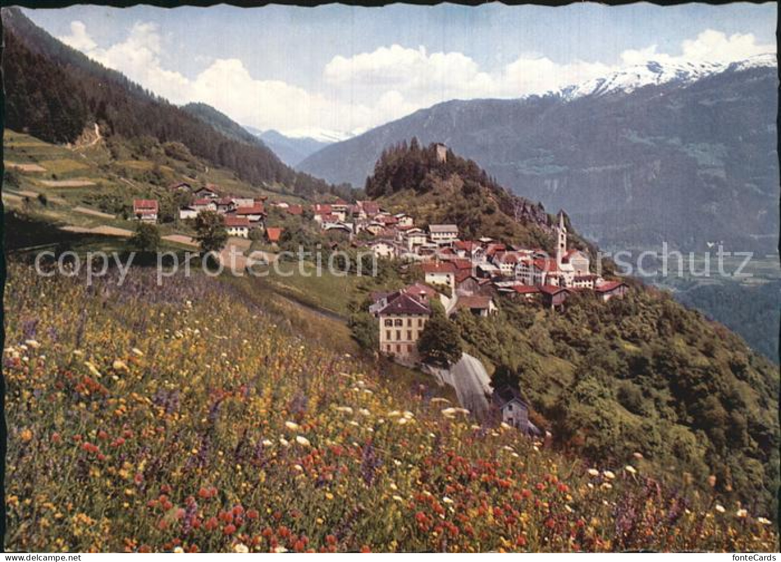 Trin mit Ruine Hohentrins