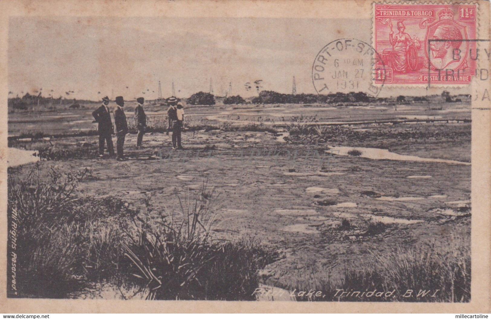 TRINIDAD - Pitch Lake 1931