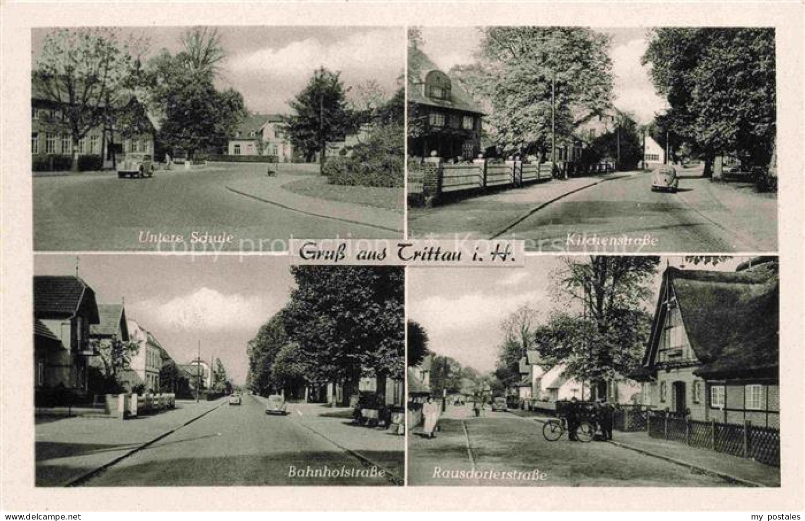 Trittau Stormarn Schleswig-Holstein Untere Schule Kirchenstrasse Bahnhofstrasse