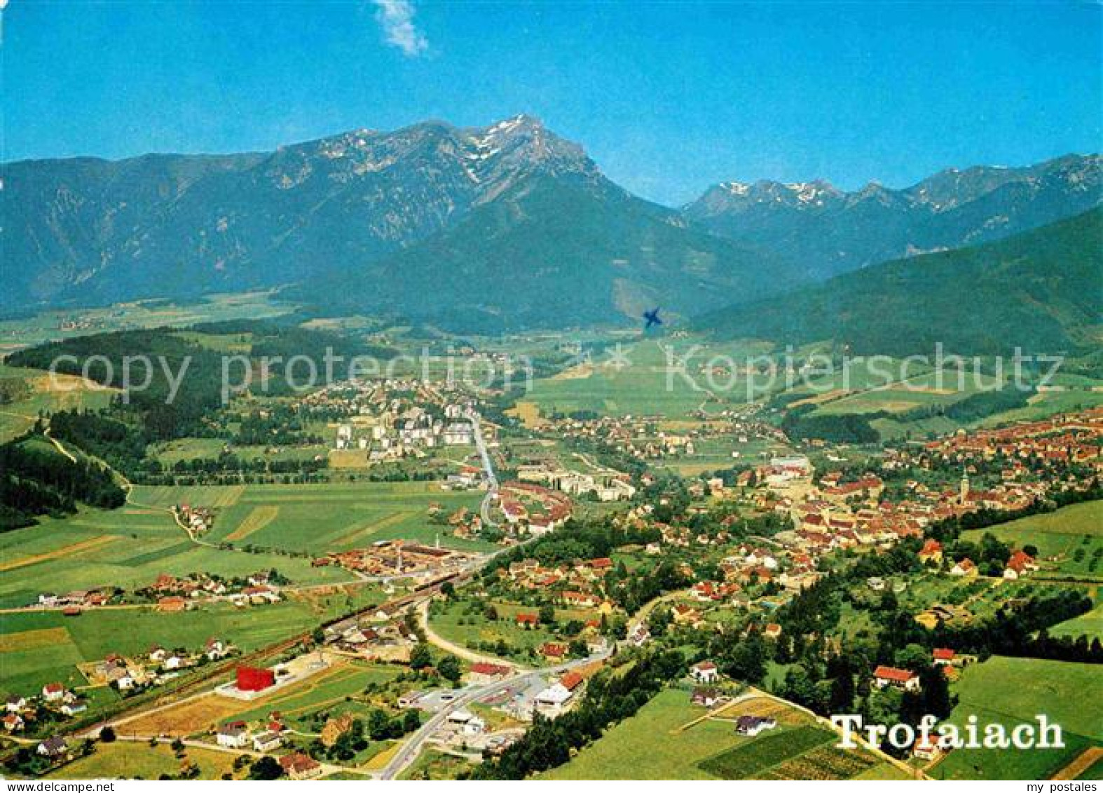 Trofaiach Alpenpanorama Fliegeraufnahme