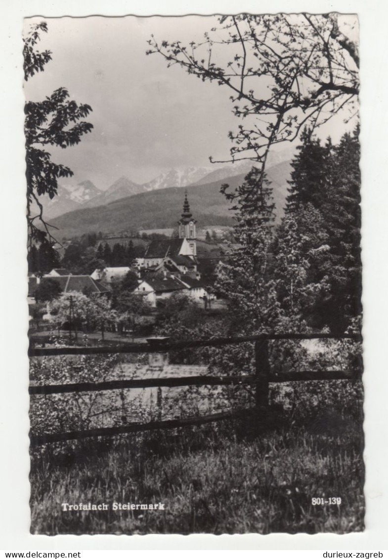 Trofaiach old postcard posted 1956 b250520