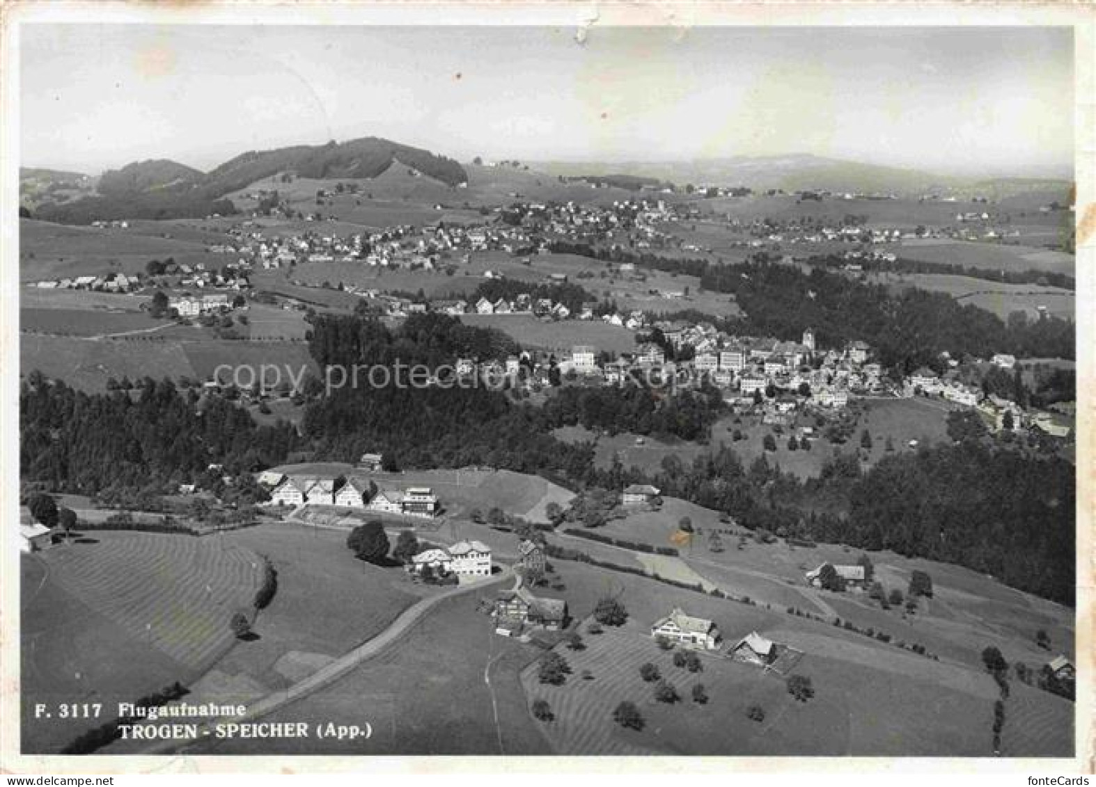 Trogen Appenzell AR Fliegeraufnahme