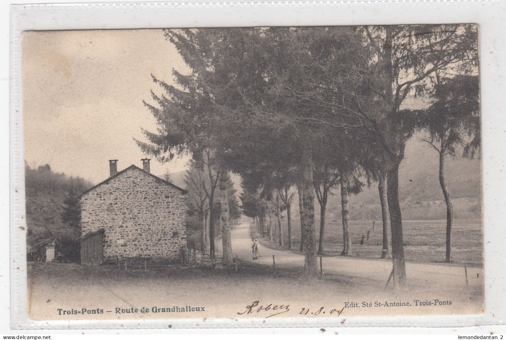 Trois-Ponts. Route de Grandhalleux. *