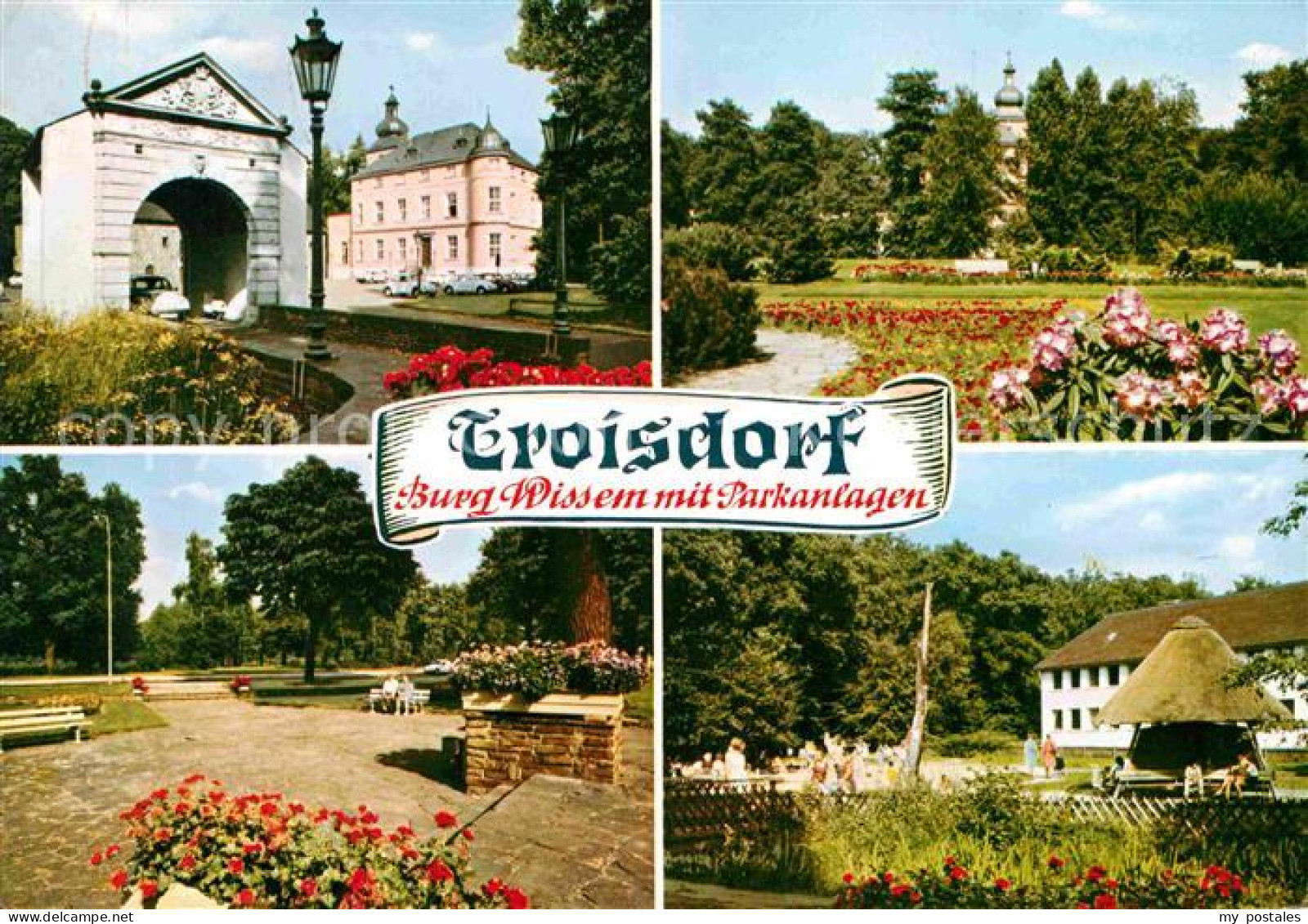 Troisdorf Burg Wissen mit Park