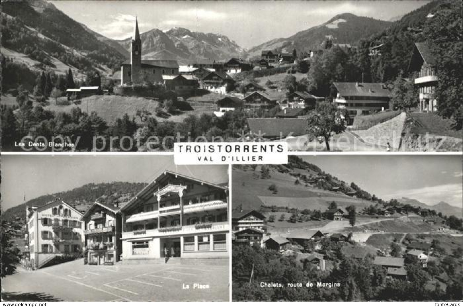 Troistorrents Dents Blanches La Place Chalets de Morgins