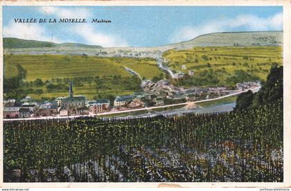 [-5%] LUXEMBOURG - Vallée de la Moselle - Machtum - colorisé - Edit W Capu Luxembourg No 7 - Carte Postale Ancienne
