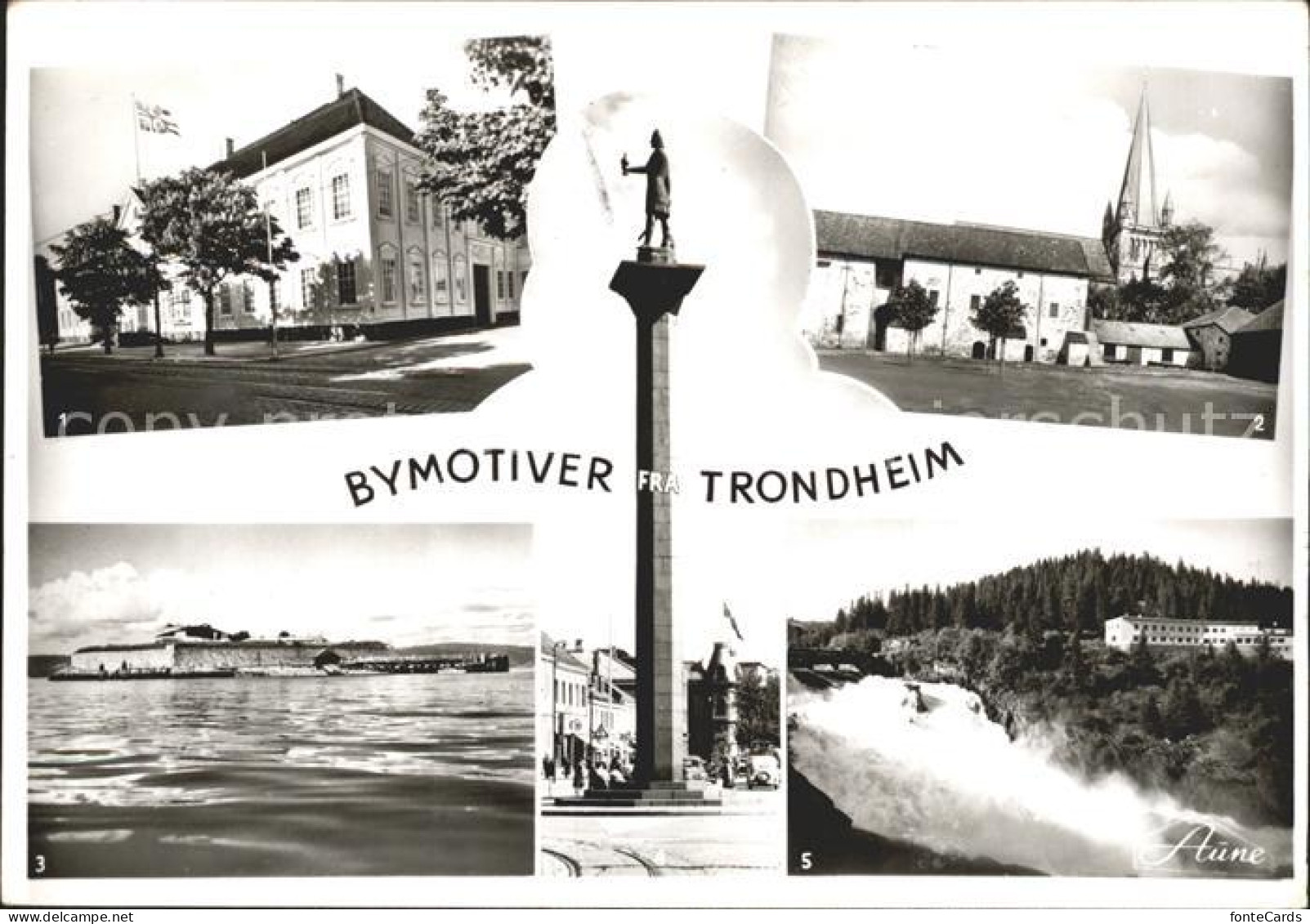 Trondheim Stiftsgarden Erkebispegarden Munkholmen Olav Trygvason statuen Fossest