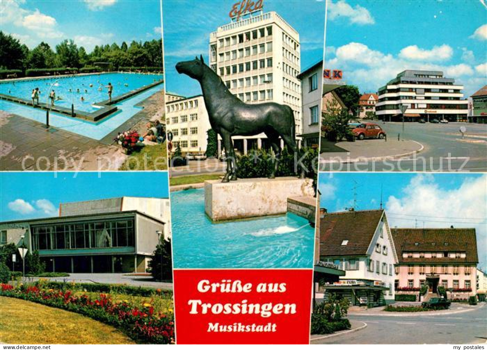 Trossingen Schwimmbad Efka Stadtansichten