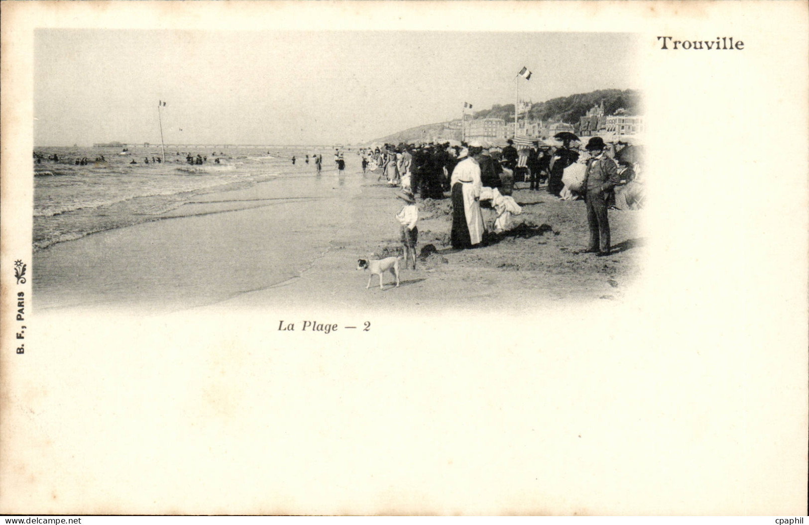 Trouville CPA La plage