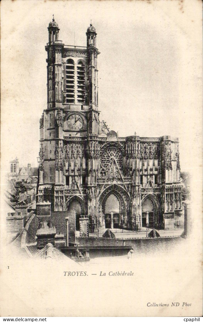 Troyes - La Cathedrale - CPA