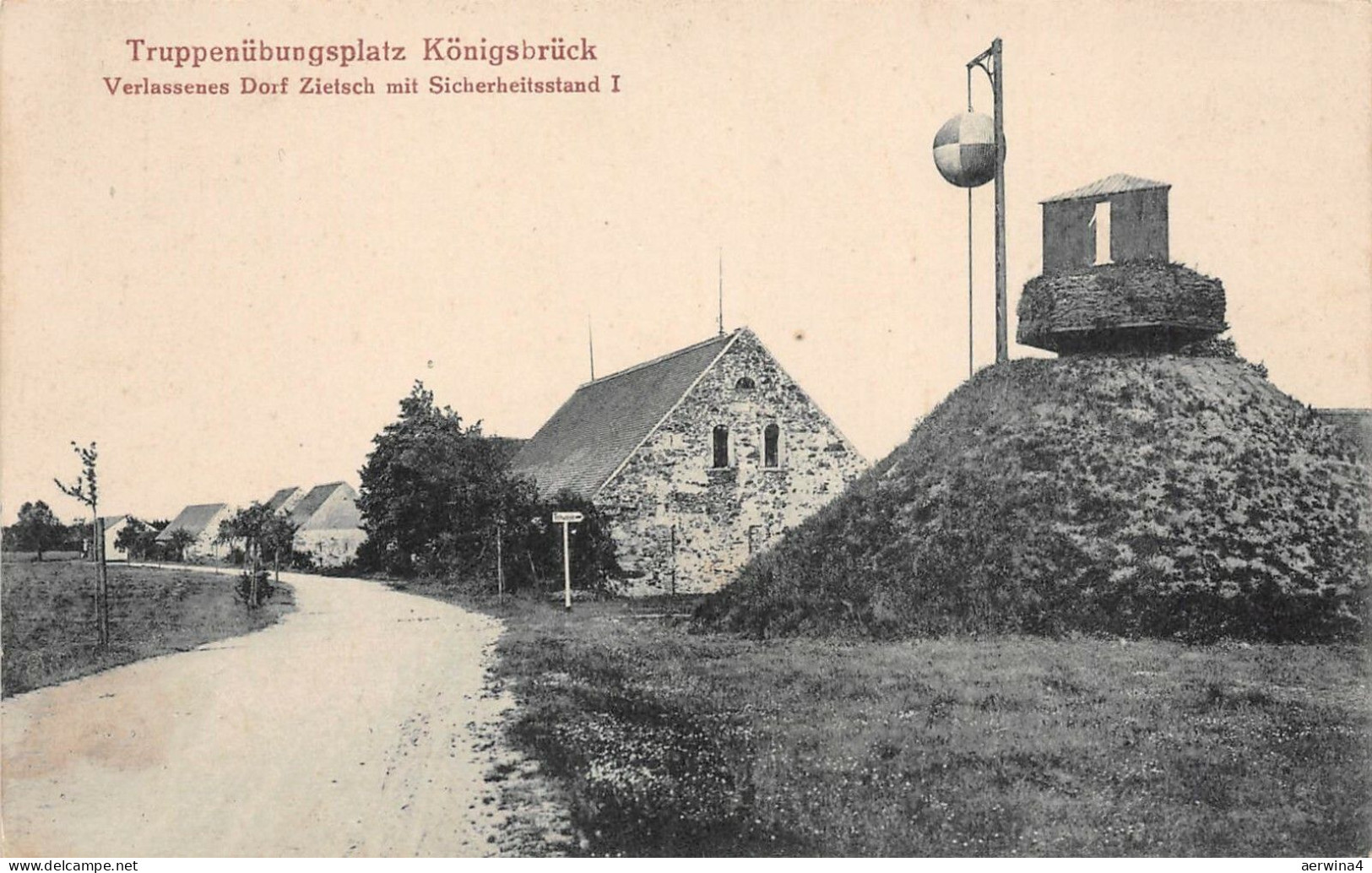 Truppenübungsplatz Königsbrück Verlassenes Dorf Zietsch AK