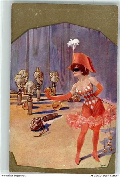 13486679 - Kegeln Karneval Na Pranyri Karikatury