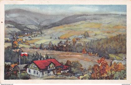 Česko - Hory Orlické - Cina Jelinek - Horska bouda - Panorama