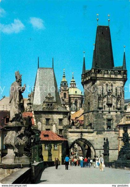 Praha Prahy Prague Karluv most Karlsbruecke Statuen