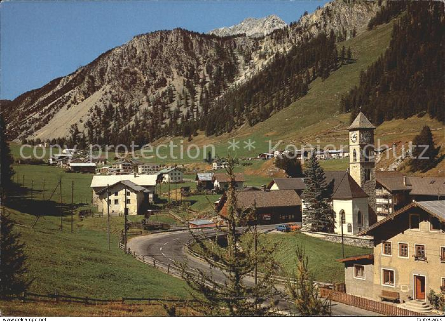 Tschierv Ortsansicht