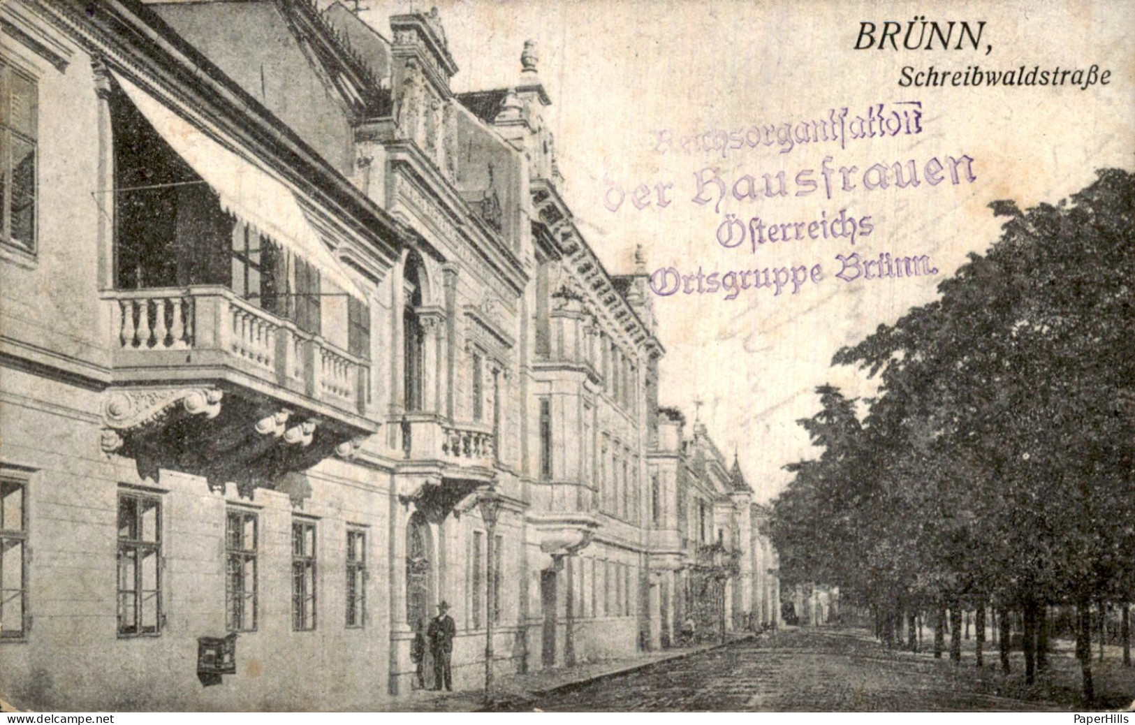 Tsjechië Czech Republic - Brünn - Schreibwaldstraße