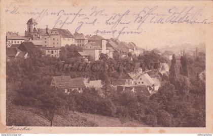 CZECH REPUBLIC - Ustek, Auscha, Postcard 1925