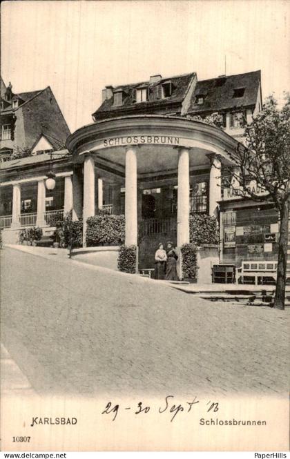 Tsjechië Czech Republic - Karlsbad - Schlossbrunnen