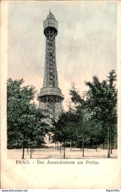 Tsjechië Czech Republic - PRAG - Der Aussichtsturm am Petřín.