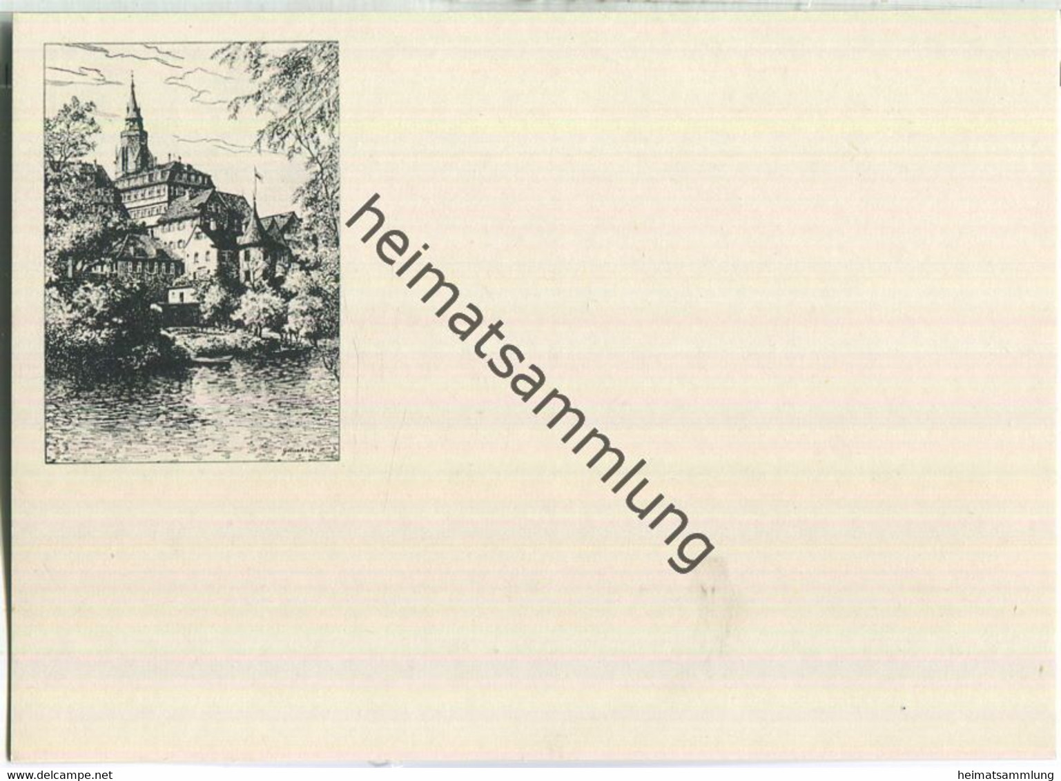 Tübingen - Hölderlinturm - Alte Aula - Verlag Gebr. Metz Tübingen