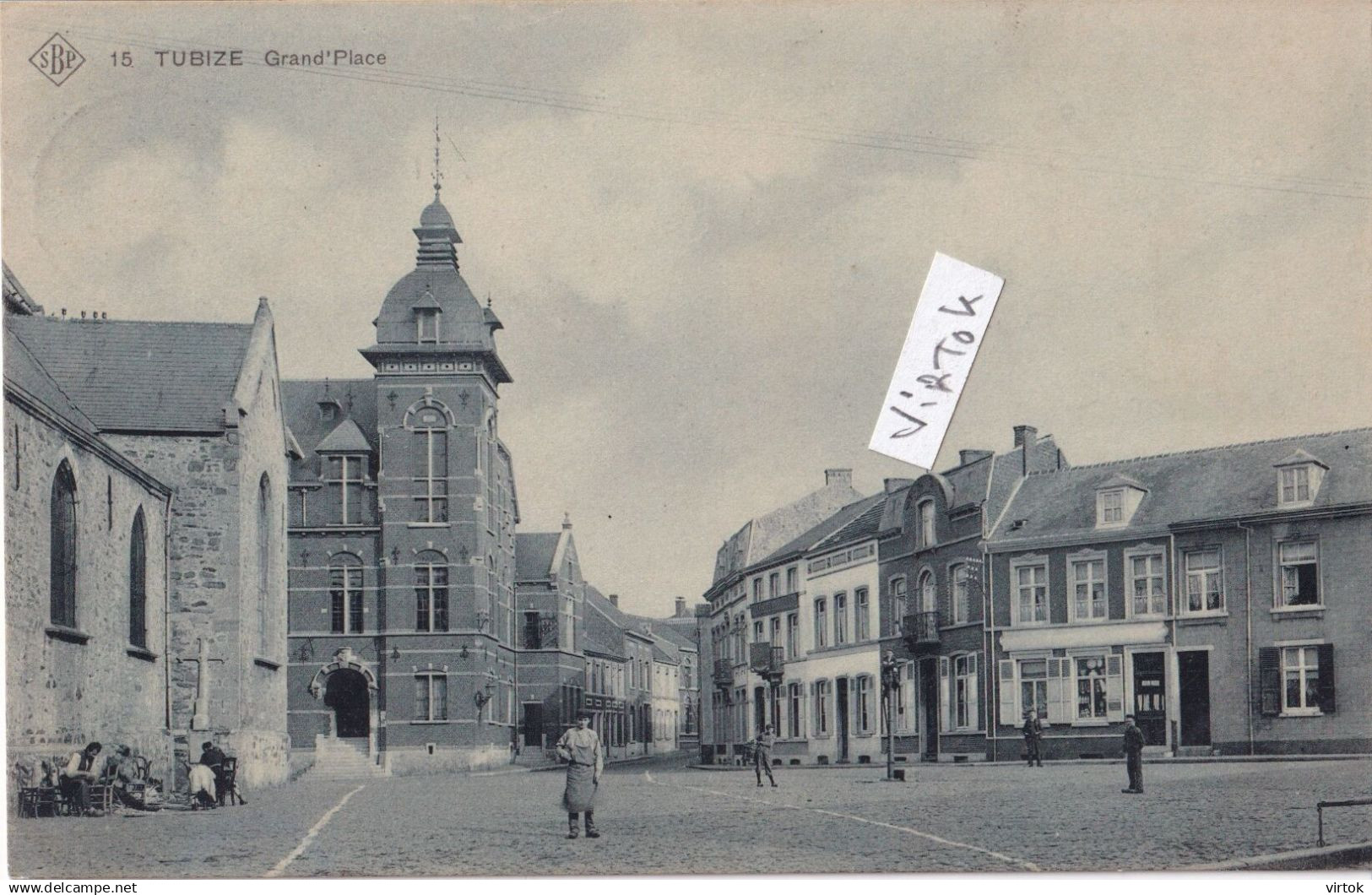 TUBIZE - Grand Pace   SBP   (  ecrit 1907  avec timbre )