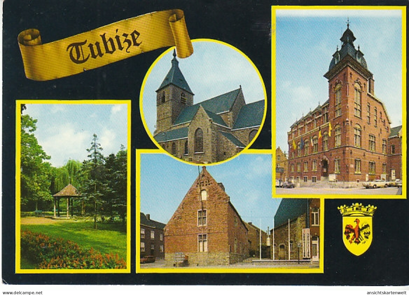 Tubize Mehrbildkarte gl1983 #C0251