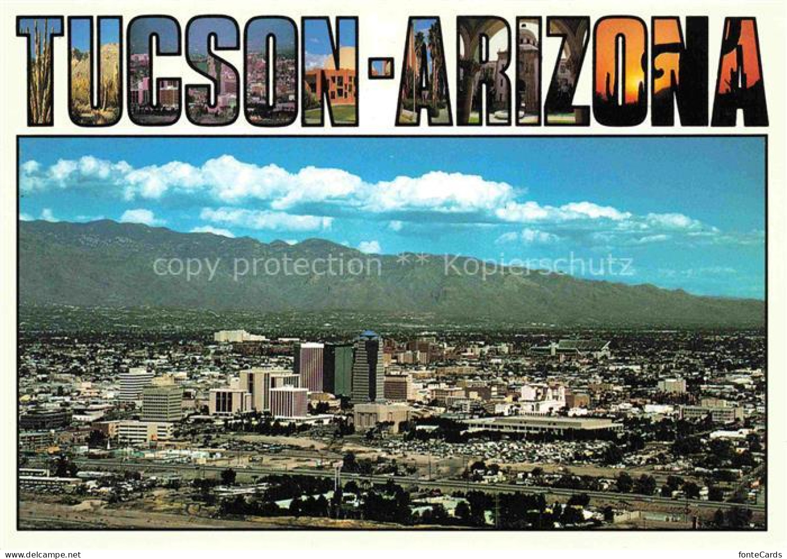 Tucson Arizona USA Fliegeraufnahme