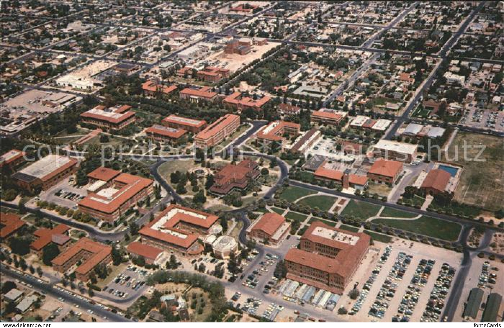 Tucson University Arizona Fliegeraufnahme