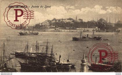 CONSTANTINOPLE POINTE DU SERAI   TURQUIA  TURKEY