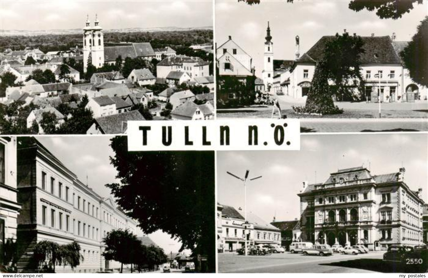 Tulln Donau Niederoesterreich AT Stadtbild mit Kirche Ortszentrum