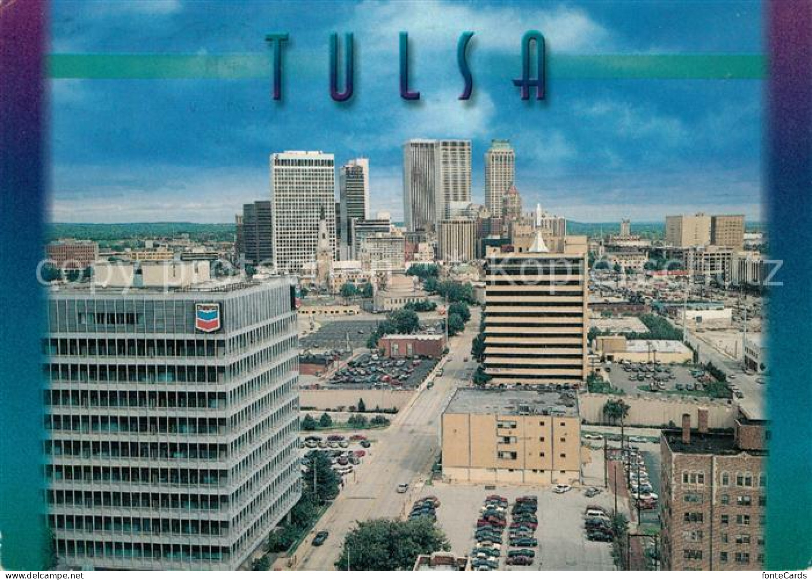 Tulsa Stadtpanorama Hochhaeuser