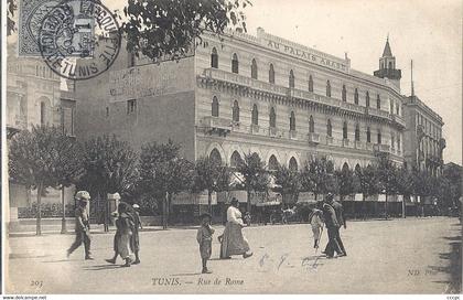 CPA Tunis Rue de Rome