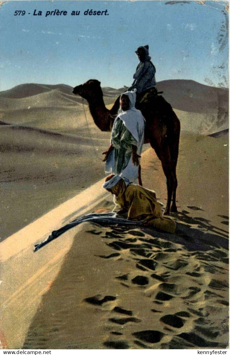 Tunesien - La priere au desert