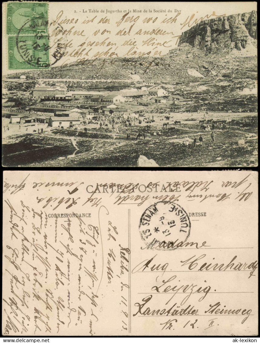 Tunesien La Table de Jugurtha et Ja Mine de la Société du Dyr 1913